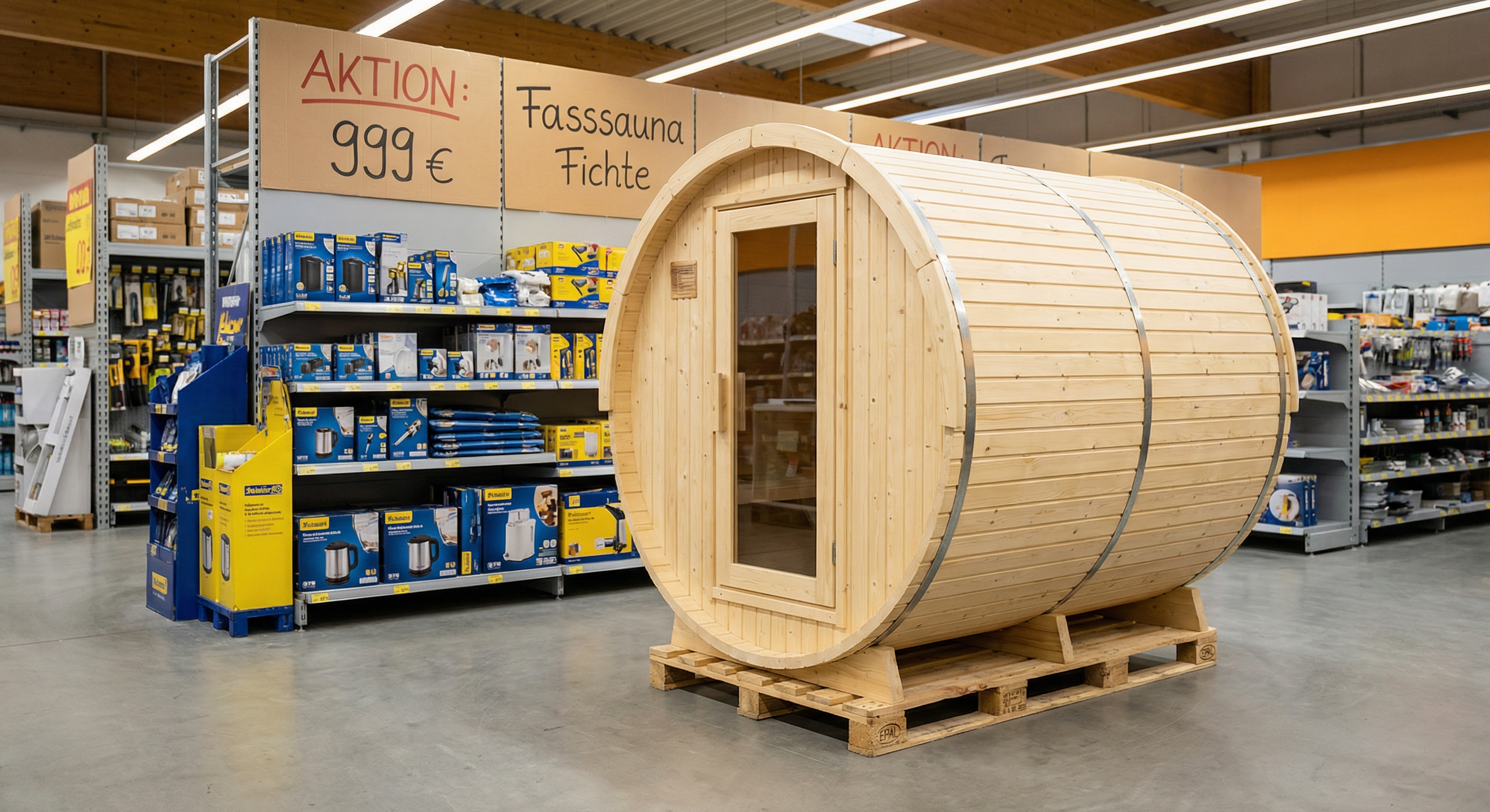 Fasssauna Aldi Test 2026