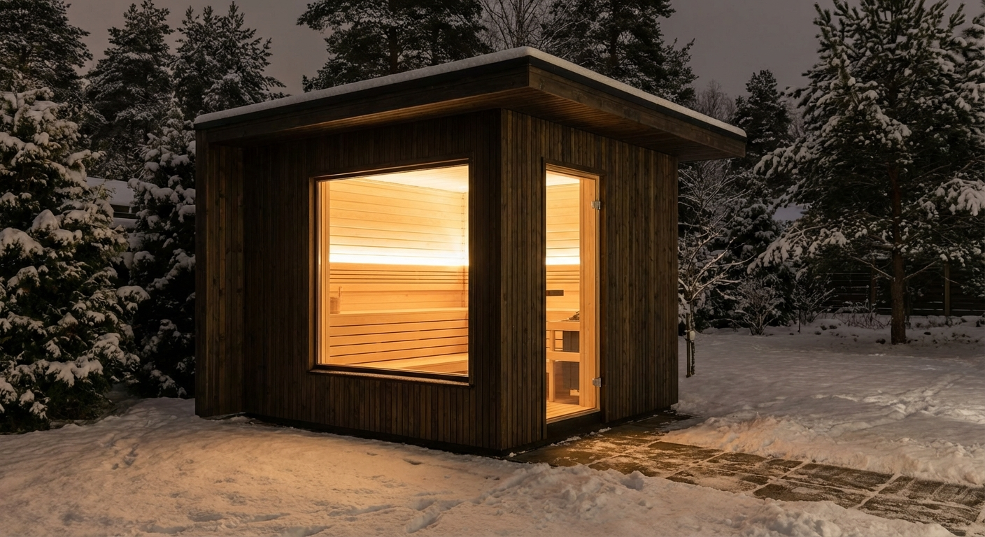 Artsauna Nolvik Test 2026 – Cube-Design Saunafass im Garten