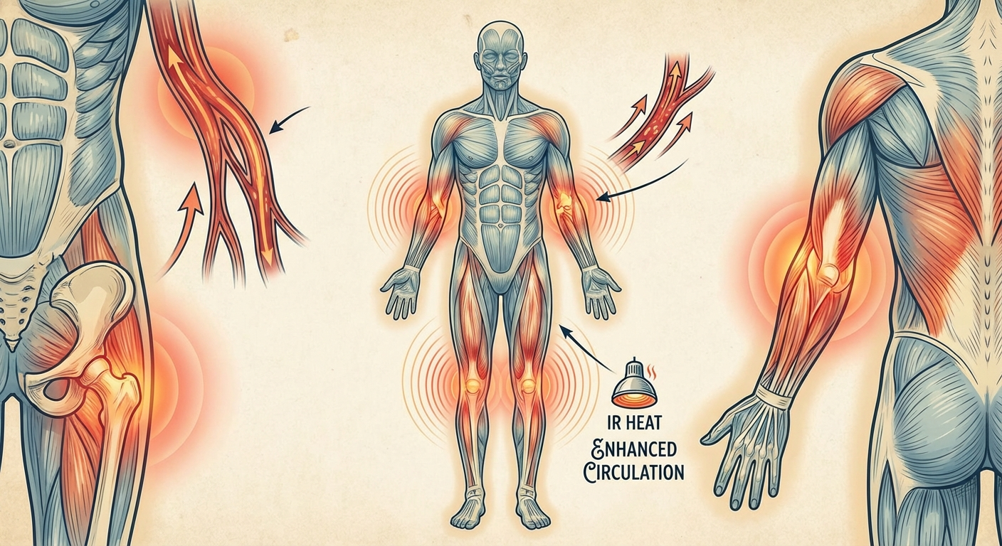 Infrarotsauna Wirkung auf Durchblutung und Kreislauf